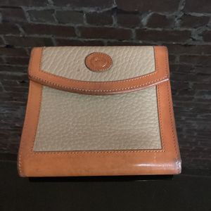 Dooney & Bourke Tan and Brown Wallet